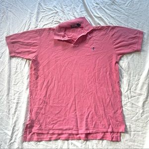 pink ralph lauren polo shirt